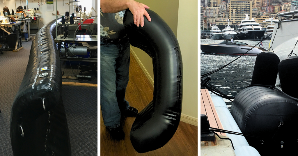 Custom Fenders for New yacht build
