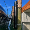 Inflatable piling fender