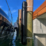 Inflatable piling fender